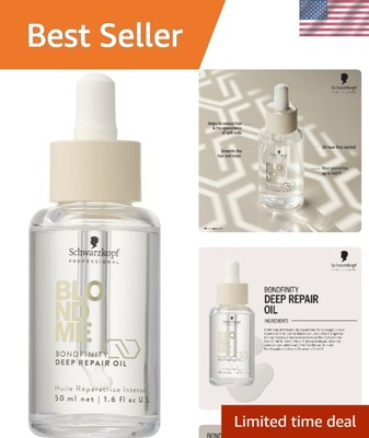 1.6 Fl Oz BlondMe Bondfinity Oil for Blonde Hair - Reduces Frizz & Heat Damage