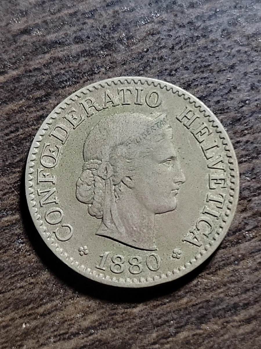 未经认证1880 年瑞士硬币| eBay