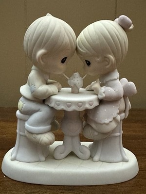 Precious Moments Vintage 1992 Our Friendship Is Soda-Licious Figurine 524336 NIB