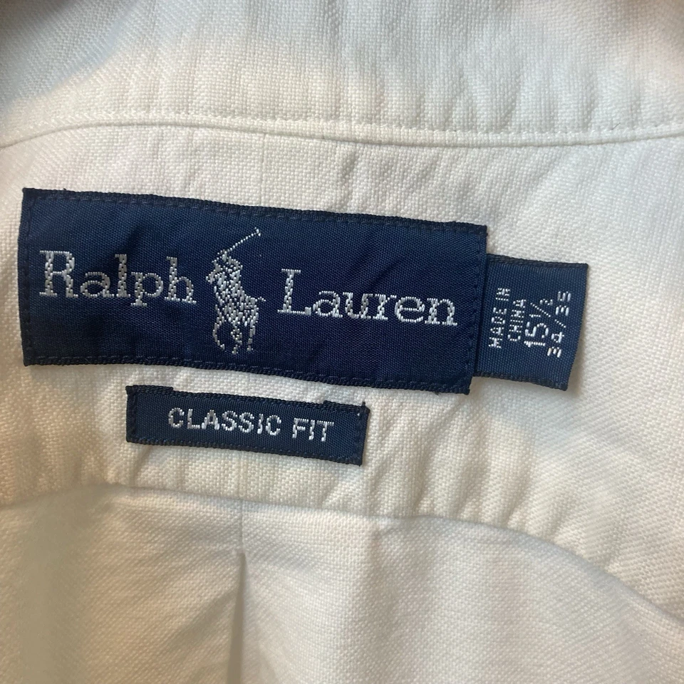 Ralph Lauren Cream Linen-Blend Long Sleeve 34/35 - Image 3 of 4