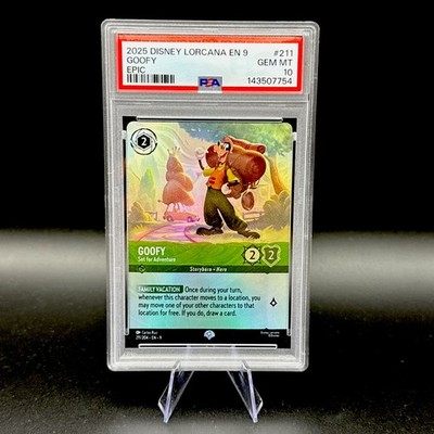 Disney Lorcana Fabled EPIC Goofy Set For Adventure PSA 10 Gem Mint! | eBay Disney Lorcana Fabled EPIC Goofy Set For Adventure PSA 10 Gem Mint! | eBay