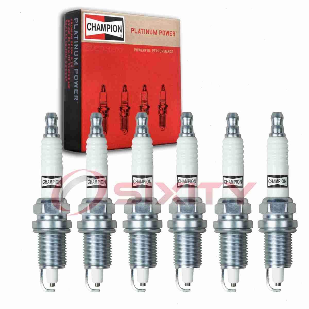 6 pc Champion Platinum 3034 Spark Plugs for RC12PEC5 FGR8LDPO AP5405 7781 ak