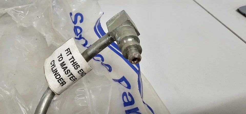 Línea de freno original Ford F5TZ-7A512-A 1995-1997 Ford F Super Duty 7,3 L F250F350 Foto 2 de 4