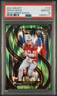 2024 Panini Select-Premier Level Drake Maye #113 Neon Green Shock Prizm /499(RC)