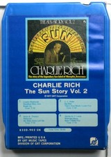 Charlie Rich - The Sun Story Vol. 2 8-Track Tape 1977 GRT Country