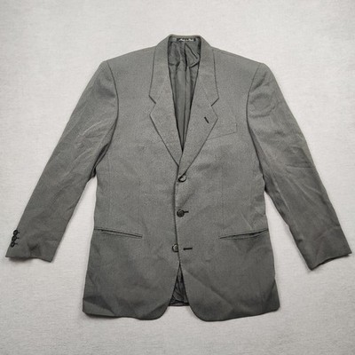 Giorgio Armani Collezioni Vintage Herren Sakko Anzug Blazer Gr 50 Jacke Grün 90s