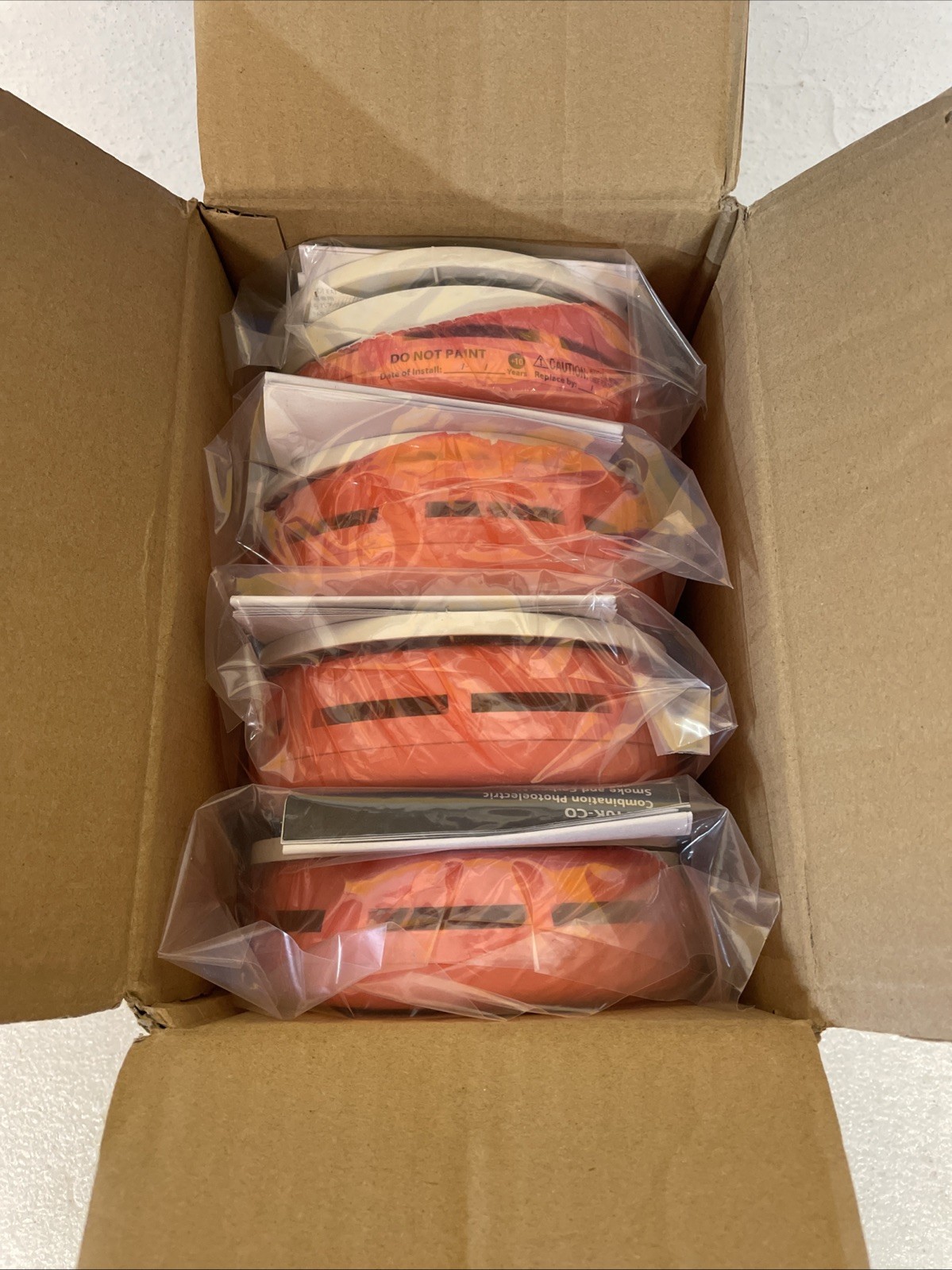 Kidde P3010K-CO Smoke & Carbon Monoxide Detector Alarm 10Yr Battery 4 Pack Box