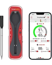 ThermoPro Tempspike Wireless Meat Thermometer Bluetooth - Red (TP960W)