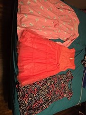 Girls Size 10/12 Dresses, 3 Total, New And Used Assortment