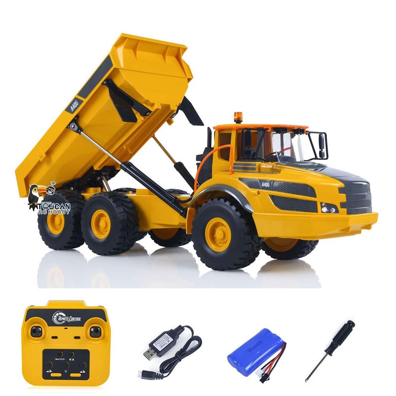 1/20 Plastic DoubleE E591 003 6*6 RTR RC Articulated Dumper Electric Truck Motor