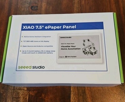 Seeed Studio XIAO 7,5'' ePaper Display Panel, ESP32-C3 für Home Assistant''