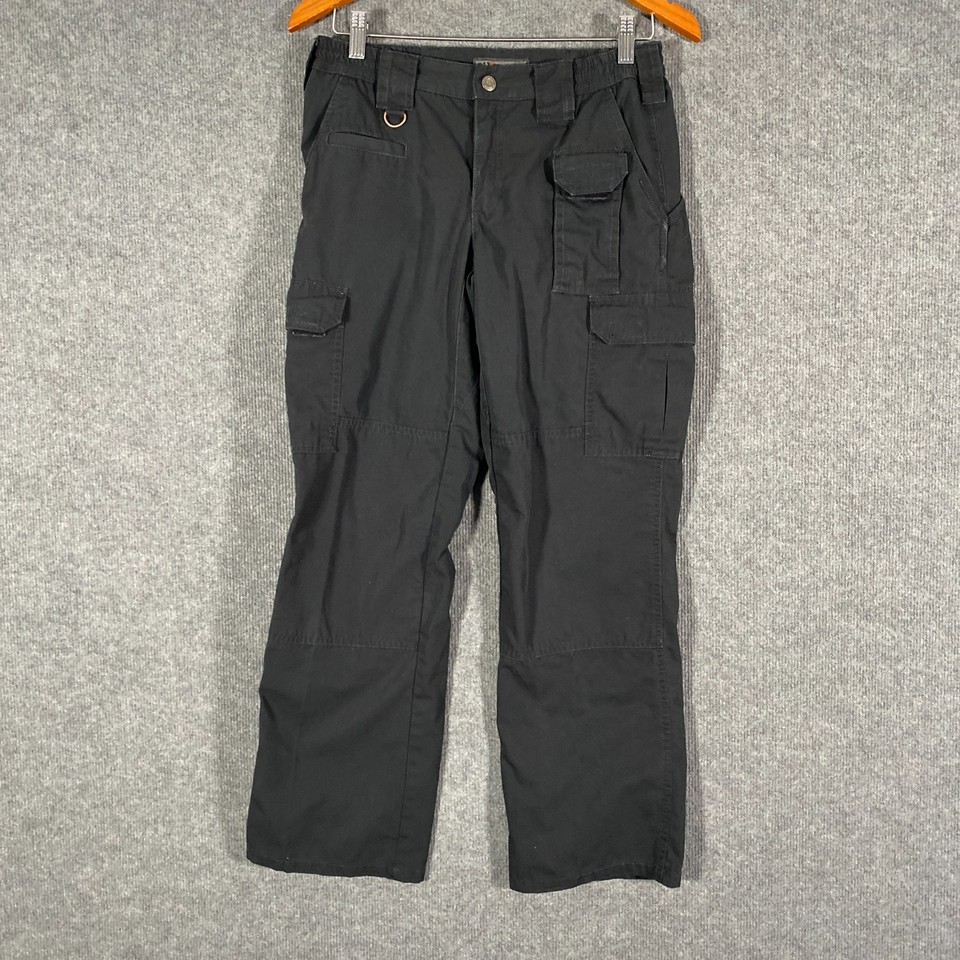 5.11 Tactical Pants Womens US 2 Black Cargo Tactical Military Combat Patrol Z210