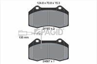 Bremsbelagsatz Scheibenbremse Pagid T1786N FüR Alfa Mito Multiair 955AXN1B Tjet