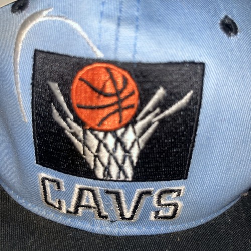 VINTAGE 90S CLEVELAND CAVALIERS SNAPBACK HAT ADULT OSFA DEAD STOCK CAP G CAP - Picture 2 of 7