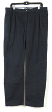 Polo Ralph Lauren VTG Navy Blue Pleated ETHAN Chino Pants Men's 36 X 32