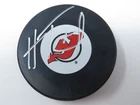 Henrik Tallinder Autographed Signed New Jersey Devils InGlasCo Hockey Puck