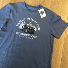 Life Is Good Mens Ss Tee Blue Jeep Off Road Adventure Medium New Life Is Good Mens Ss Tee Blue Jeep Off Road Adventure Medium New