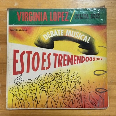 VIRGINIA LOPEZ / JULITA ROSS DEBATE MUSICAL LP