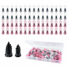 60 Pcs Tire Repair Rubber Nail Spiral Rubber Nails Self-Service Tire Repair Kit