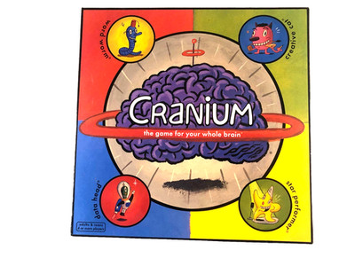 Original CRANIUM Board Game Family 2002 The Game For Your Whole Brain-Open Box