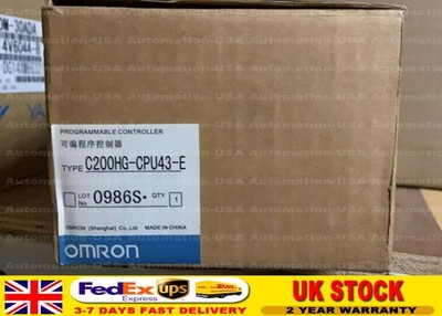 New In Box OMRON C200HG-CPU43-E C200HGCPU43E Module #H