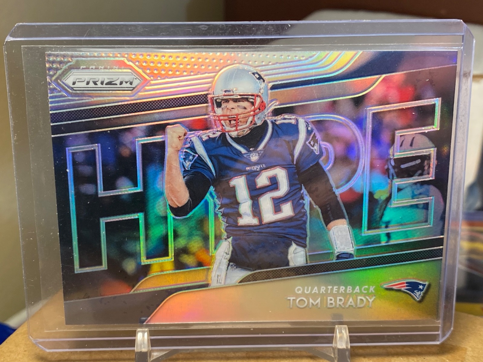 2018 PANINI PRIZM TOM BRADY H1 HYPE INSERT SILVER PRIZM SP PATRIOTS 