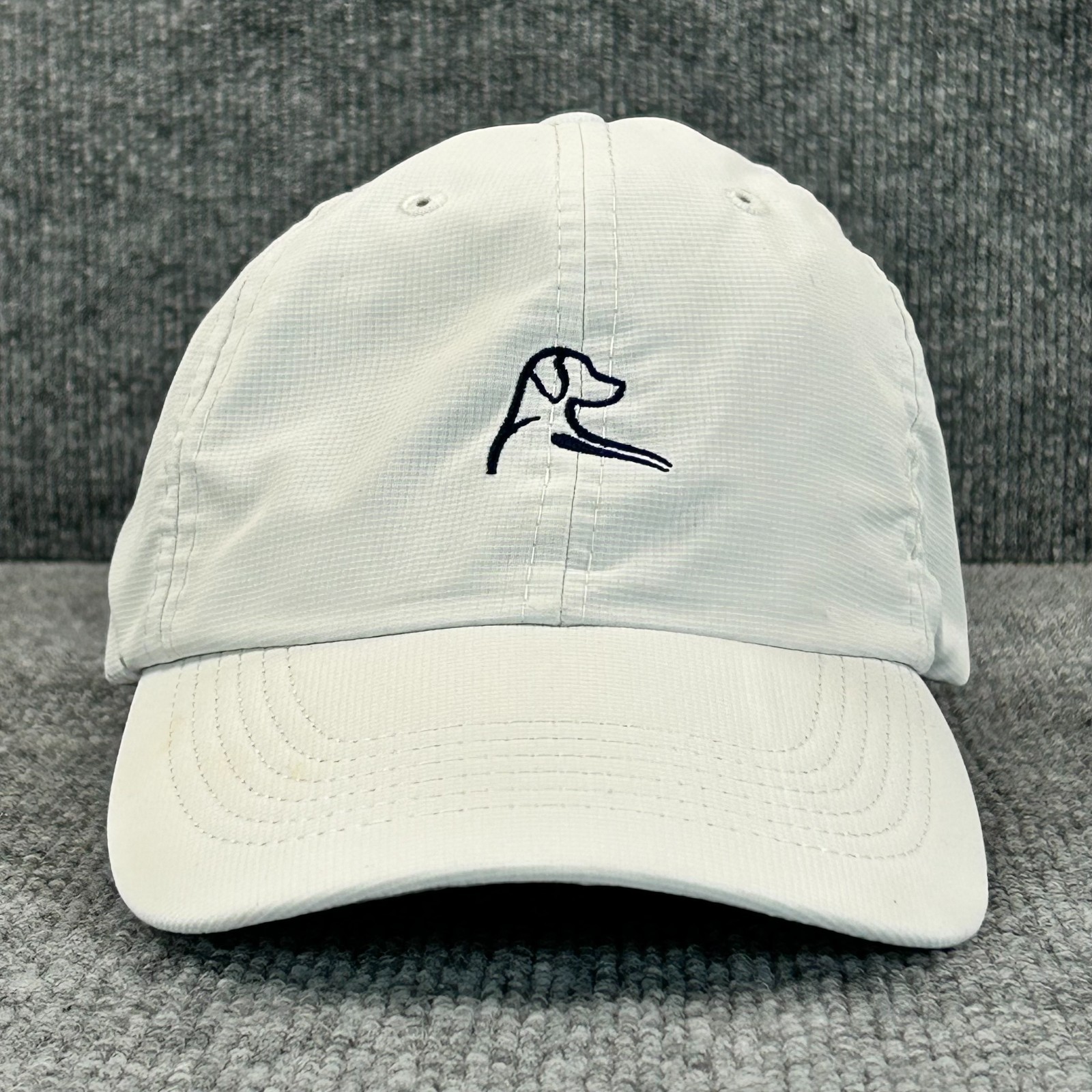 Rhoback Hat Cap Strap Back White Performance Golf… - image 1