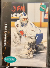 1992-93 Parkhurst Stephane Fiset #363 Quebec Nordiques