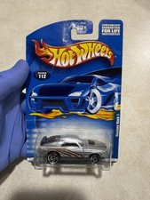 Hot Wheels Mustang Mach 1 2001 Mattel Silver Toy Car 112