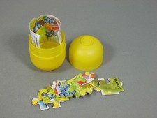 PUZZLE: Happy Hippos 1988 o.l. + BPZ ungebaut im Original-Ei (100% original)