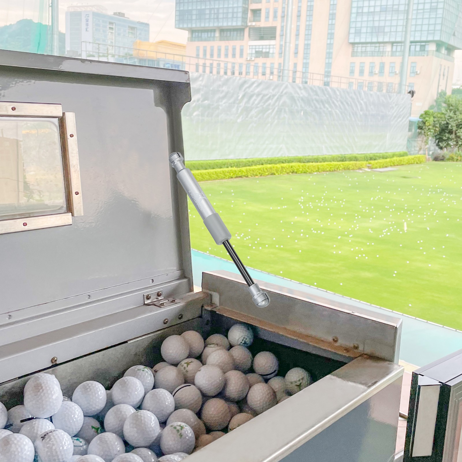 8inch 380N/84Lbs Gas Struts Shocks Universal for Car Truck - 2pcs Silver Tone