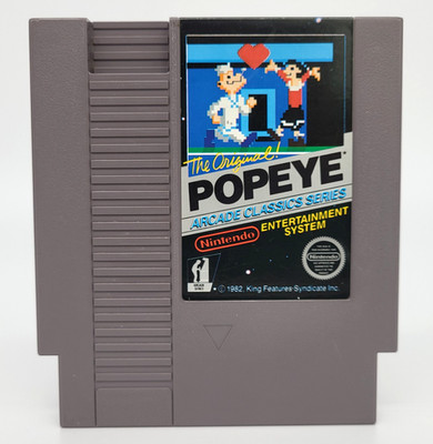 Popeye - Nintendo NES Cartridge - USA 5-Schrauben
