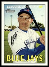 Ezequiel Carrera 2016 Topps Heritage #530 Toronto Blue Jays 25463 Baseball Card