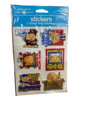 Vintage 1980’s Ziggy Comic School Puffy Stickers