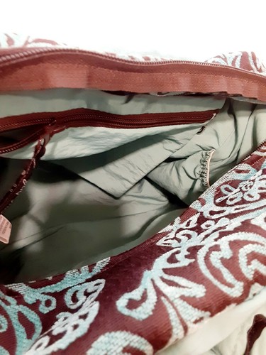 Petunia Pickle Bottom Diaper Bag Baby Chic Tapestry Brown Turquoise Floral Tote - Picture 5 of 7