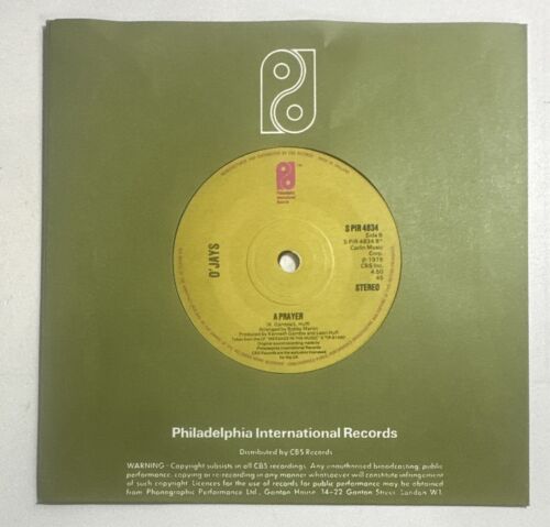 O'Jays* - Darlin' Darlin' Baby (Sweet, Tender, Love) 7” Vinyl Record Soul Funk - Picture 4 of 6