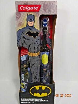  Colgate BATMAN Toothbrush Electric  Extra Soft Bristles 6 and up