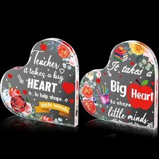 2 Pcs Teacher Appreciation Gifts for Women Thank You Teacher Gift First Day o...