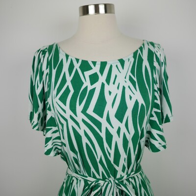 Robe D'été Femme Banana Republic - Taille 12 Vert Forêt - Sans Manches En Stretch - Neuf Avec étiquette