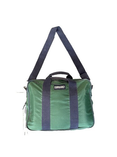 Vintage 90's lands end deluxe boat and tote style bad with zipper