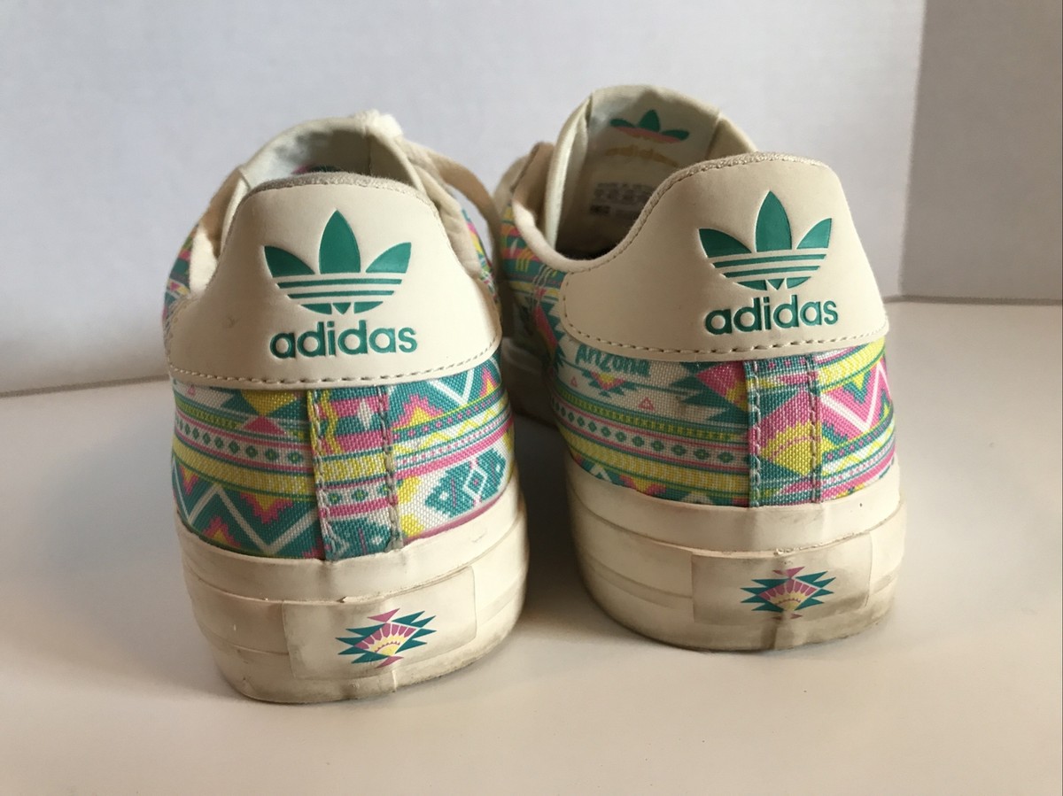 adidas gazelle silver green womens Ethnic Aztec Grunge Trippy Print Black Running Shoes