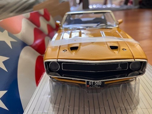 Ertl American Muscle 1:18 Scale 1969 Shelby GT 500 - Yellow - 1995 - No Reserve - Picture 3 of 8
