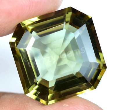 Extrem Selten Natürlich Hiddenit Kunzit 17.80 CT Asscher Zertifiziert Lose Gem