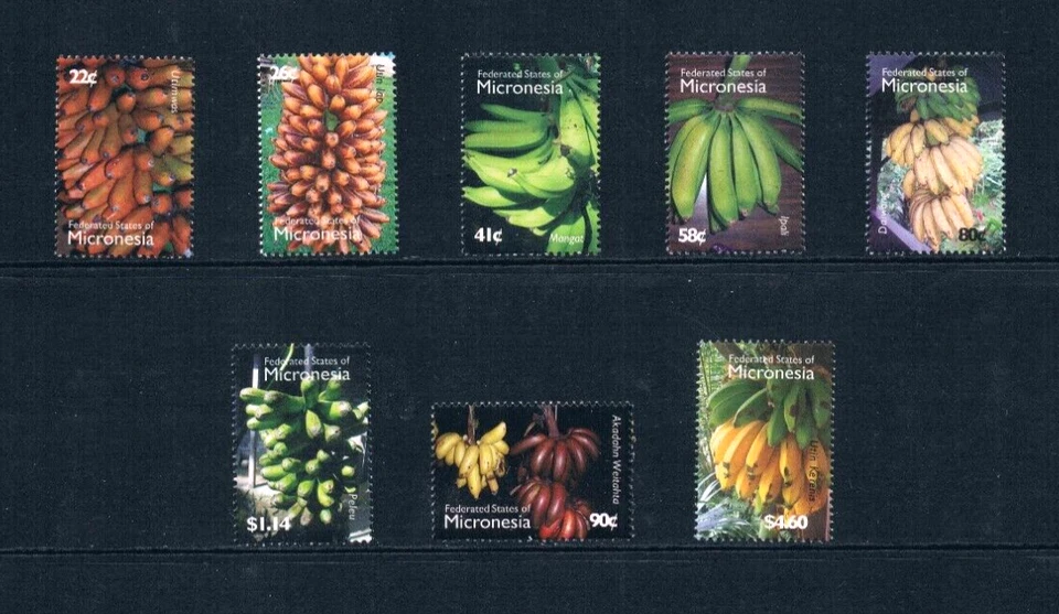 Valor Scott de $18,25 - 2005 MICRONESIA Bananas definitivas So. Pacific MNH NH UMM Foto 3 de 4