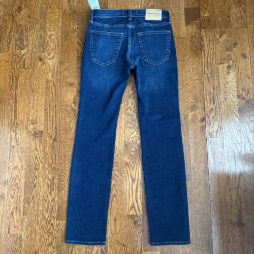 abercrombie kids boy's 11/12 long dark wash blue skinny denim jeans NWT - Picture 7 of 7