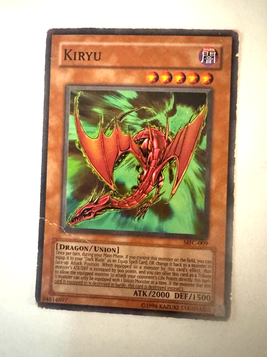 kiryu yugioh card Yu-Gi-Oh! - (MFC-009) - Magicians Force - Unlimited Edition Kiryu - MFC-009 - Common