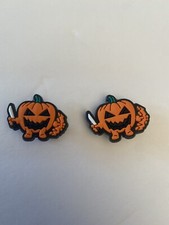 Scary Pumpkin Charms For Crocs Set Of 2 
