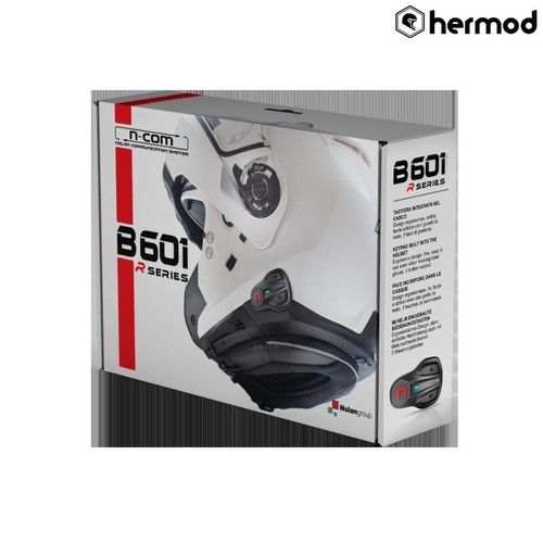 Nolan N-Com B601 R Kit Casco Comunicazione Moto Bluetooth - X2 Dual Pack - Foto 1 di 3