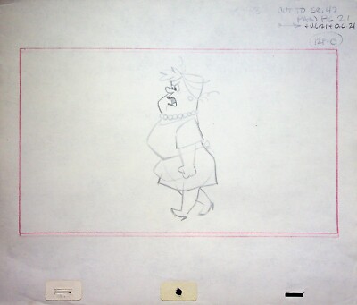 Loopy De Loop 1963 JERRY EISENBERG Hand-Drawn Production Pencil Layout