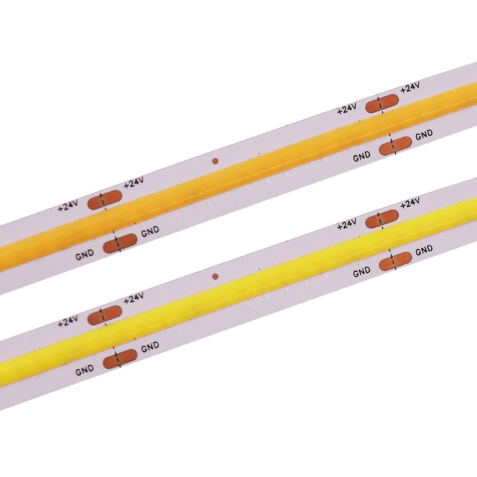 COB LED-Streifen 5 M, 320 LEDs/m, USB, Dimmbar, Mit Touch-Schalter – Rot